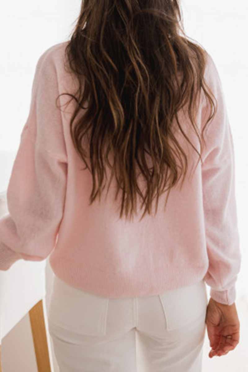 Tops casuales elegantes con hebilla sólida y cuello redondo (5 colores)