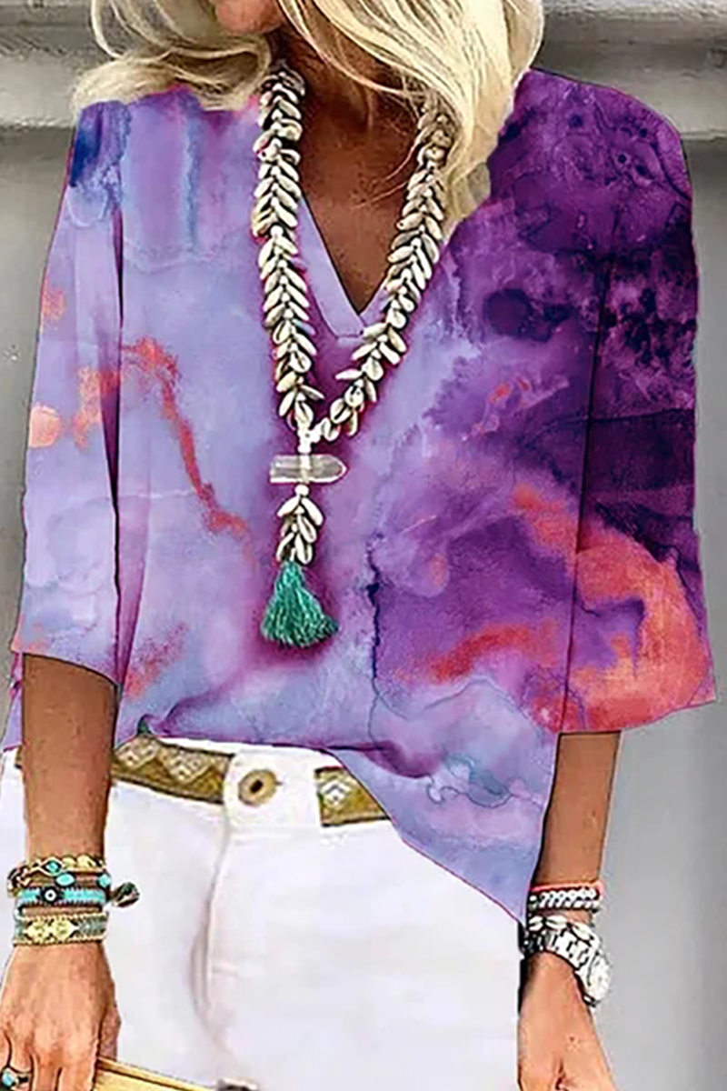 Tops casuales de patchwork liso con hombros descubiertos (8 colores)