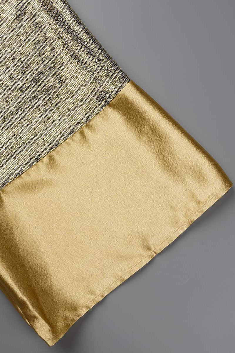 Vestidos casuales con falda y escote en V y lentejuelas de patchwork (3 colores)