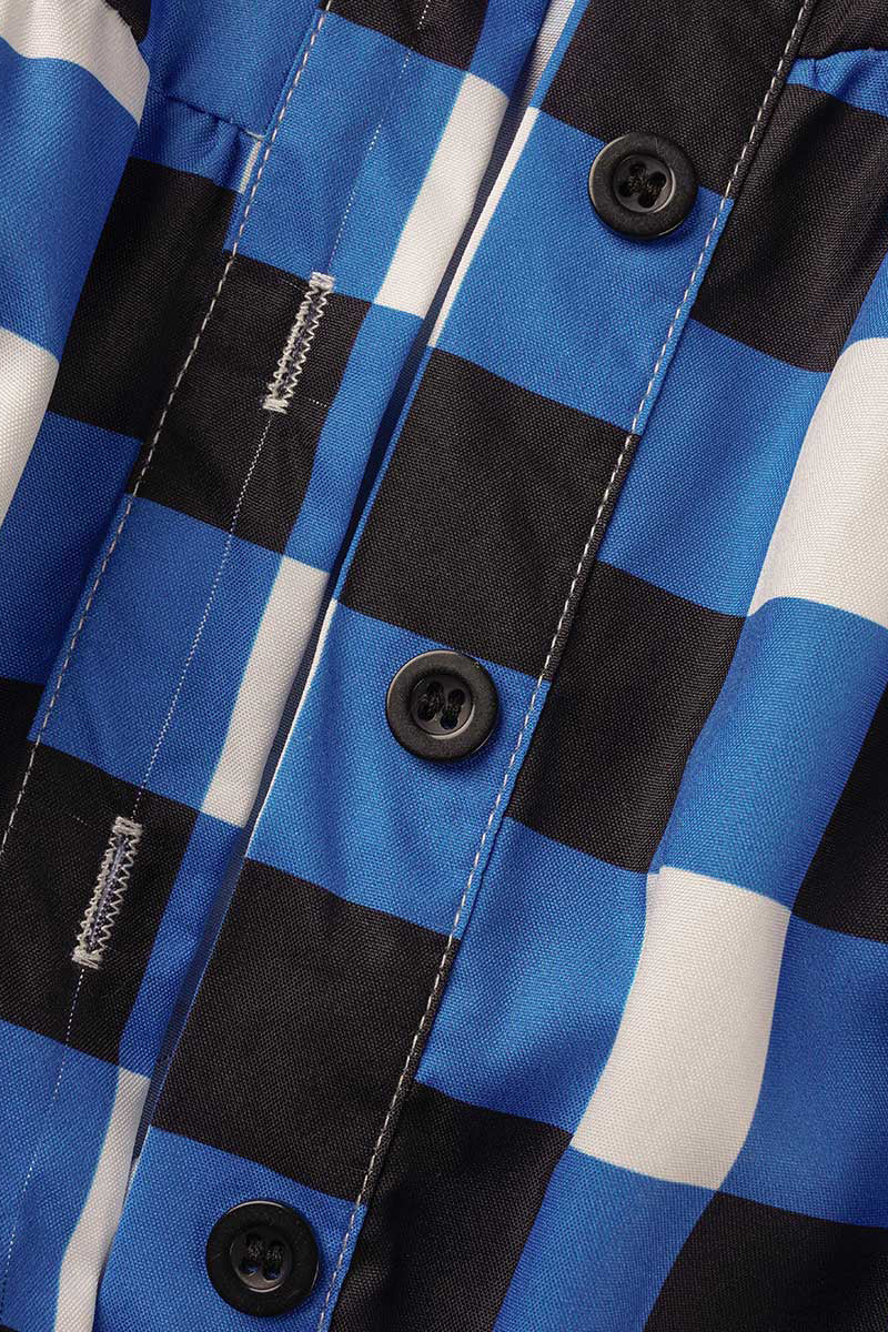 Sweet Elegant Plaid Dresses