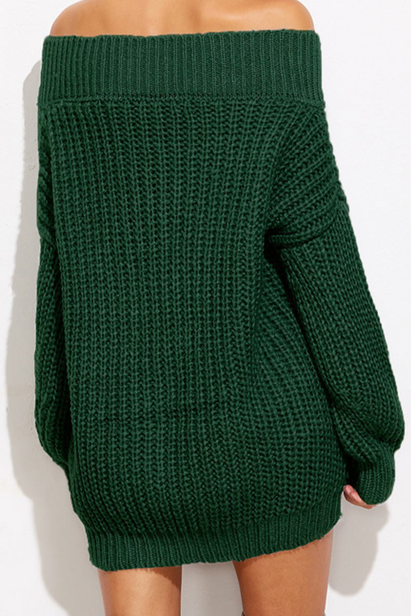 Sexy Casual Solid Patchwork V Neck Sweaters(3 Colors)