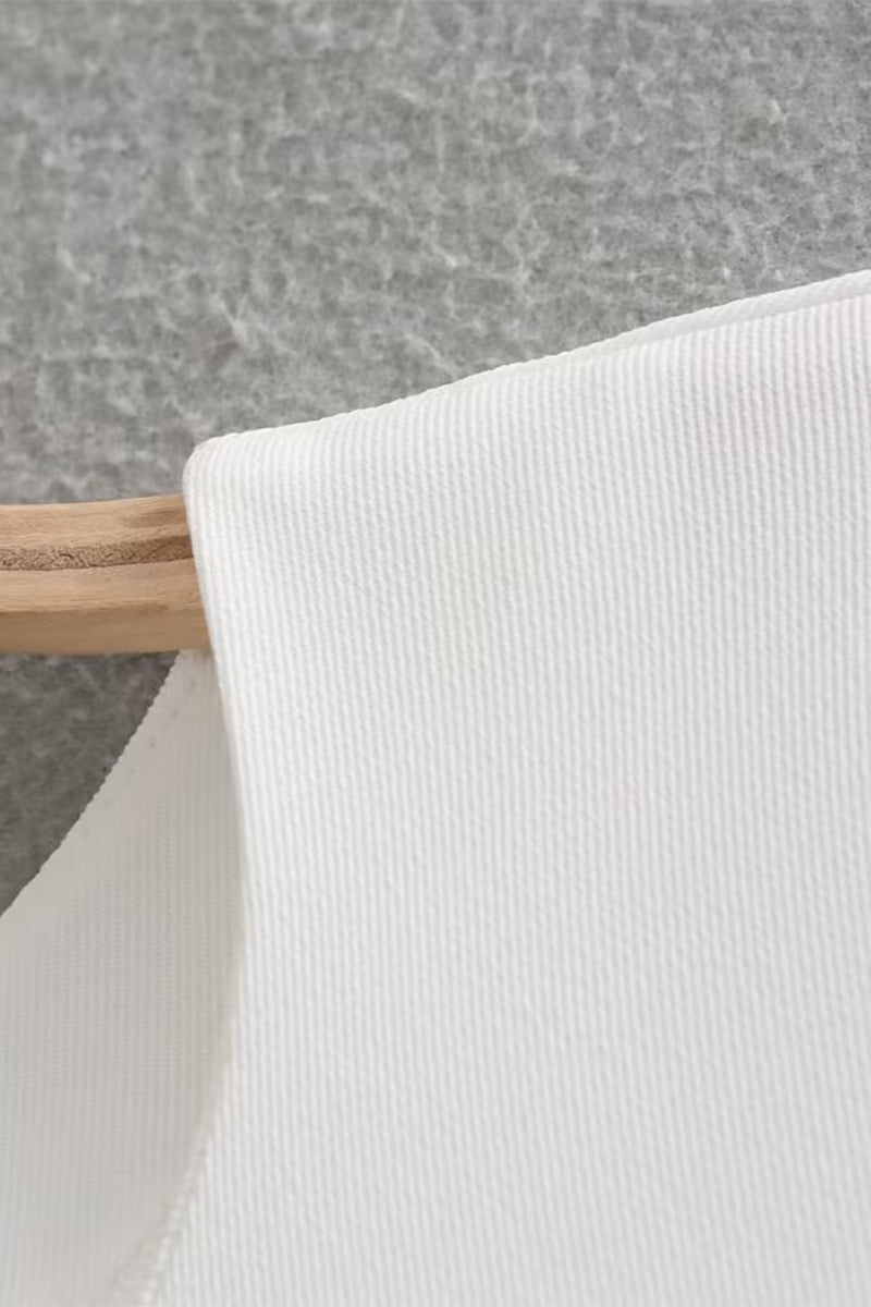 Vestidos casuales sencillos con botones lisos, aberturas y cuello redondo sin mangas