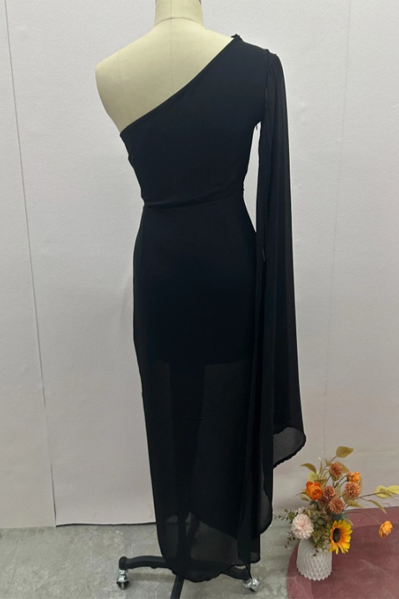 Vestidos de fiesta sexys con fruncido irregular y hombros caídos (5 colores)