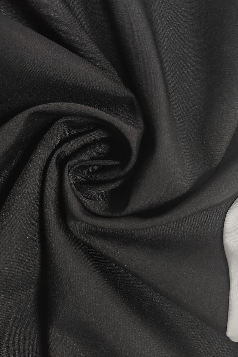 Vestidos largos sexys con cuello en V, espalda descubierta y diseño de patchwork con bloques de color