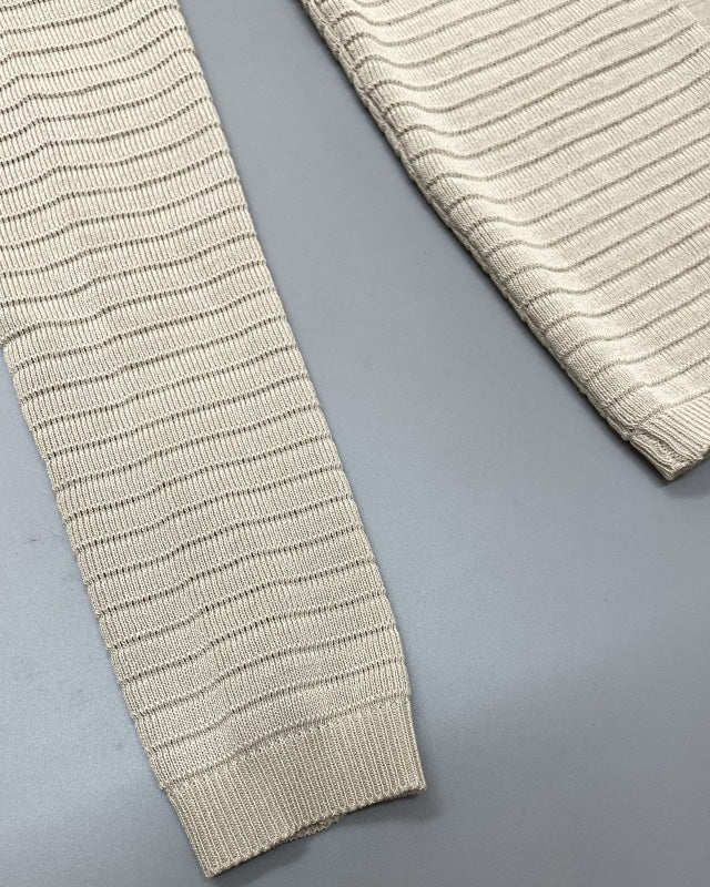 Knitted Suspender Hip-Wrapped Long-Sleeved Dress