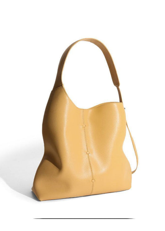Celestia - Soft Leather Shoulder Tote Bag