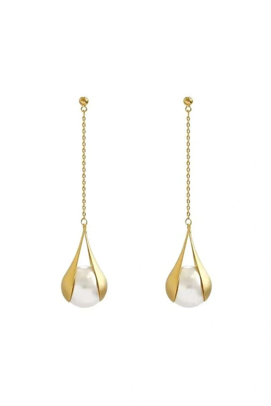 Jamica Golden Drop Earrings