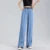 Lyocell Jeans Wide Leg Long Pants Women Straight Loose High Waist Sport Casual Pants Female Office Trousers Lady Work Wear Thin