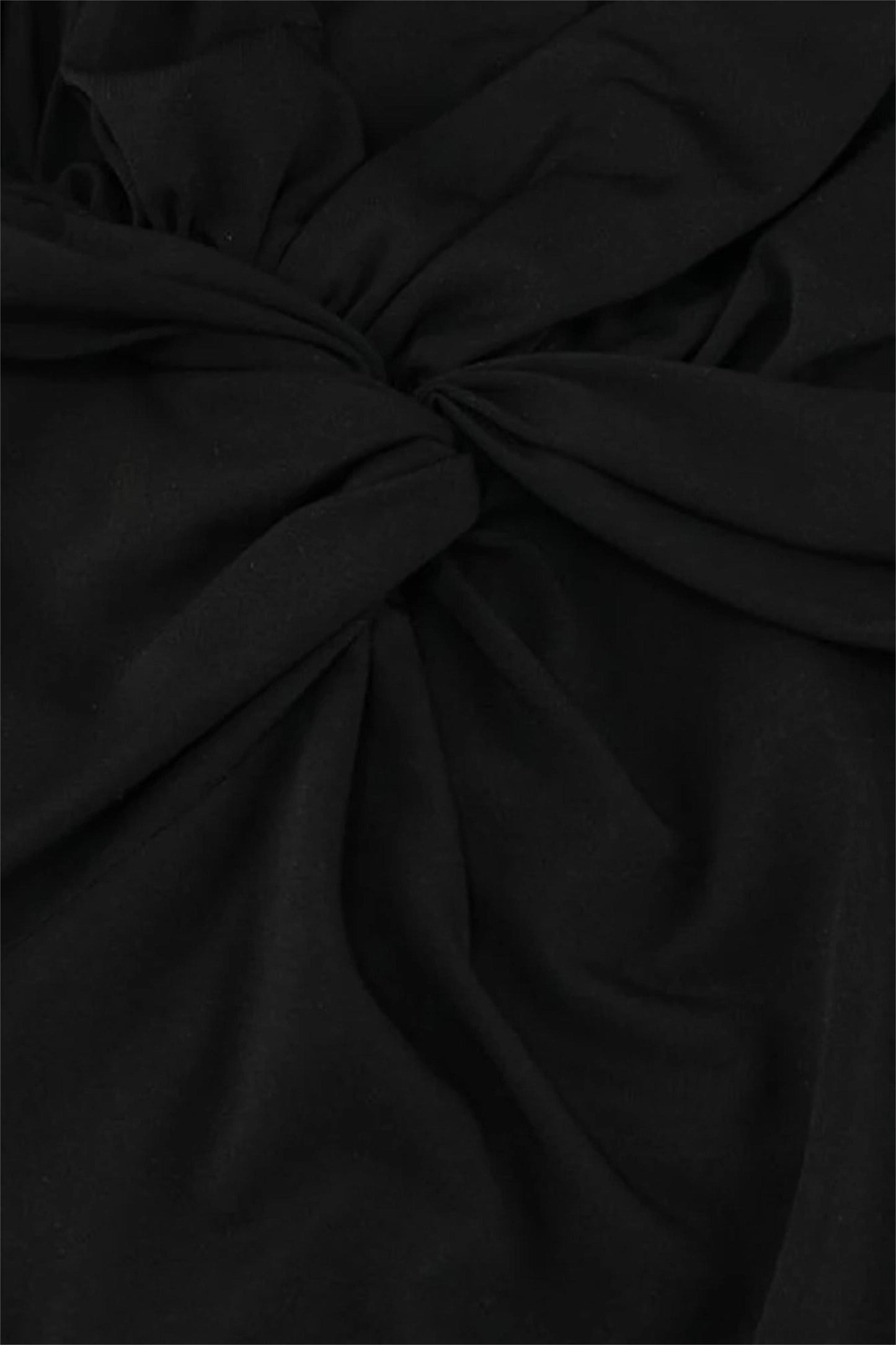 Vestido midi de jersey con abertura y diamantes de imitación