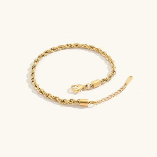 Luxe Rope Gold Anklet