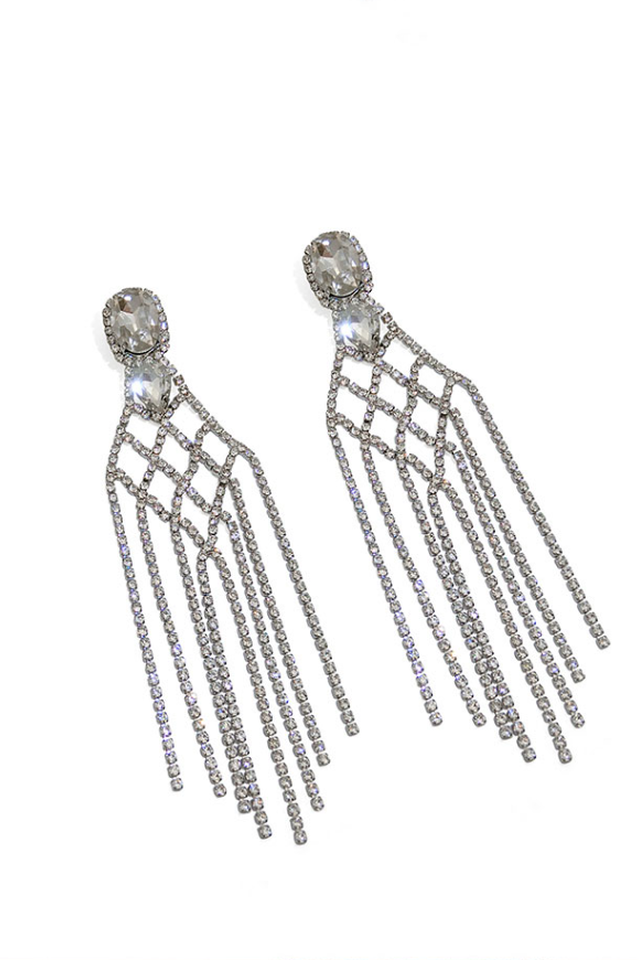 Diamante Drop Earrings