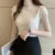 Womens Tops And Blouses Summer Short Sleeve Blouse Women Blusas Mujer De Moda Turtleneck Knitted Blouse Shirt Tops