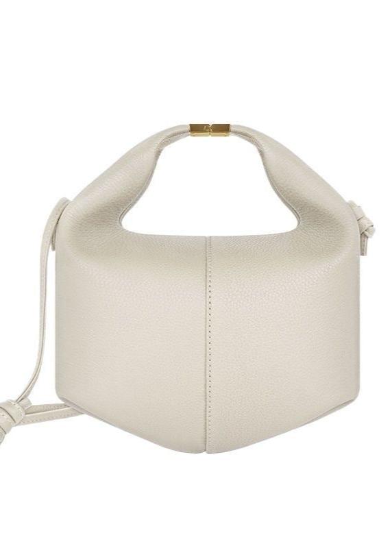 Lychee-Pattern-Cowhide Shoulder-Messenger-Bag