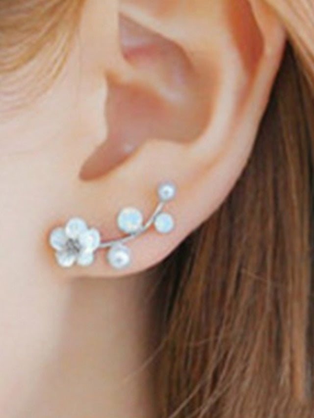 1 Pair Stud Earrings For Daily Date Alloy Classic Fashion for Women