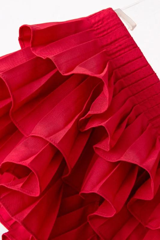 Blusa Helen con escote en V y volantes