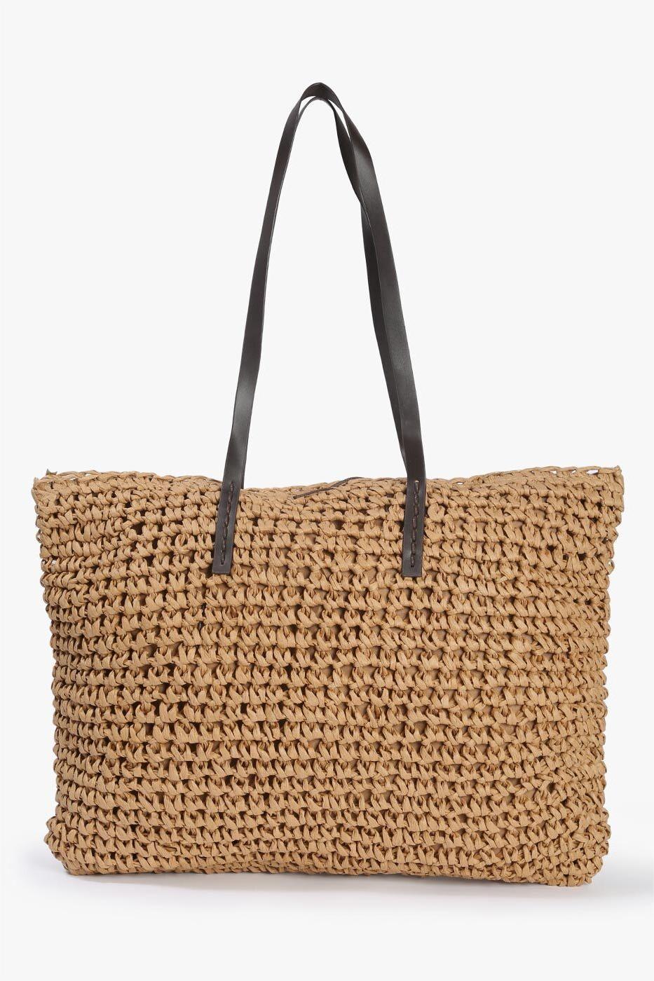 Bolsa de mano trenzada