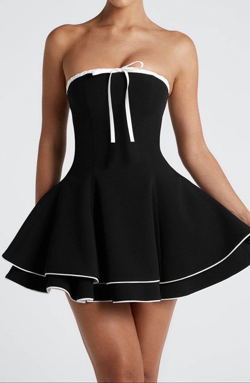 Fernanda Mini Dress - Black
