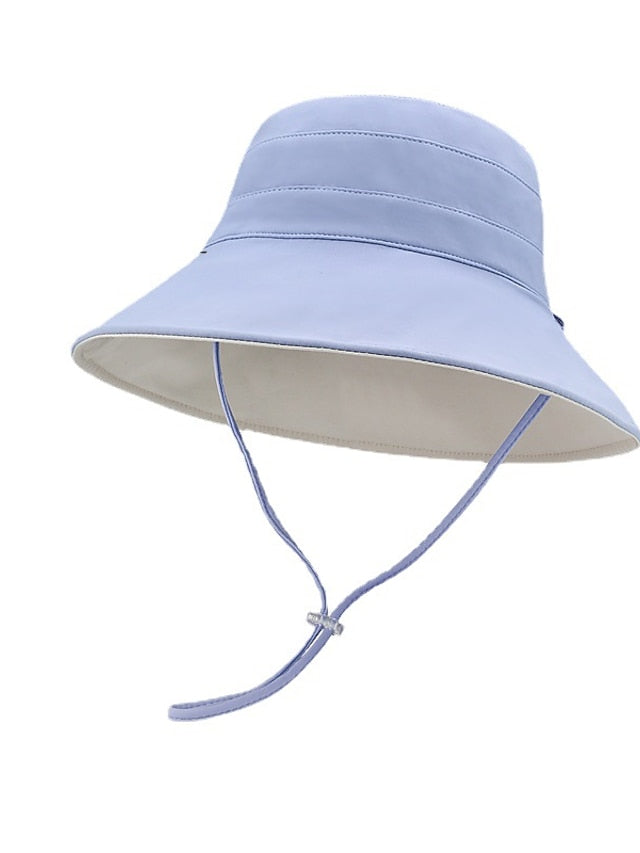 1PC Double-Sided Sun Hat Floppy Hat Daily Holiday Cloth Sports & Outdoors Sweet for Women