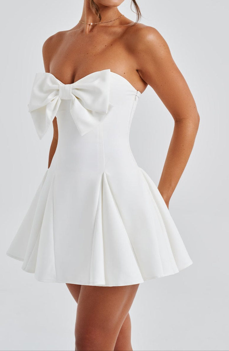 María Camila Playsuit - Ivory