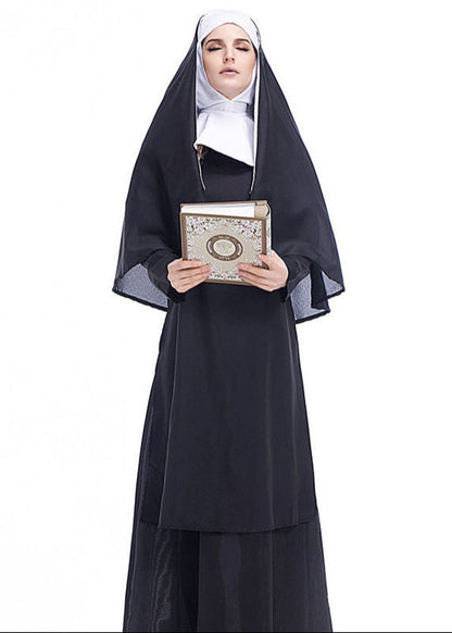 Classic Nun Costume - Women’s Religious Halloween Cosplay Outfit