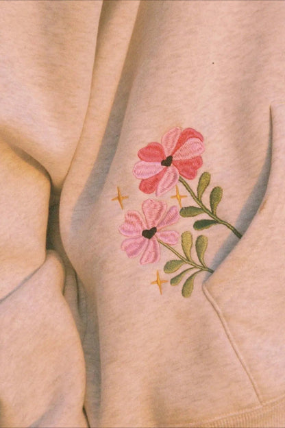 Pullover Embroidered Hoodies