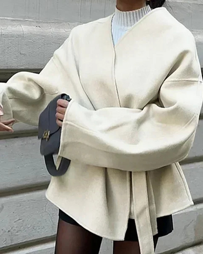 Elegant Tweed Casual Jacket