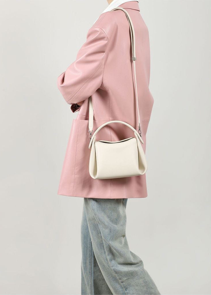 Ravenette - Structured Leather Crossbody Bag