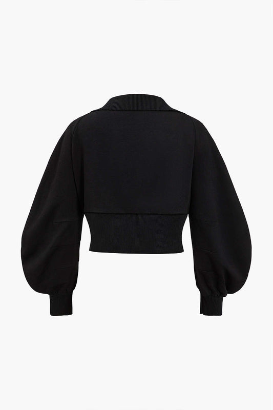 Contrast Color Vintage Patchwork Zipper Denim Outerwear Jacket