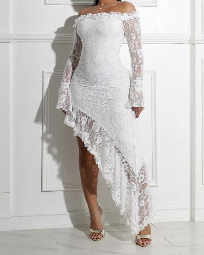 Irregular Lace Dress