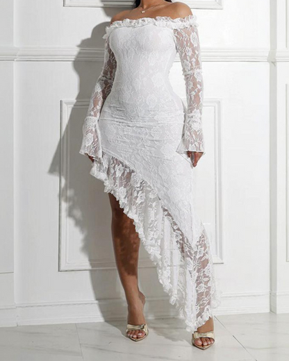 Irregular Lace Dress