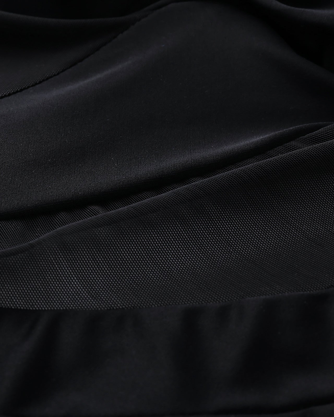 Mesh Stitching Hollow One-Piece Bikini Swimsuit