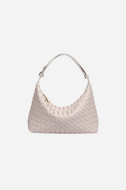 Weaved Leather Hobo Bag