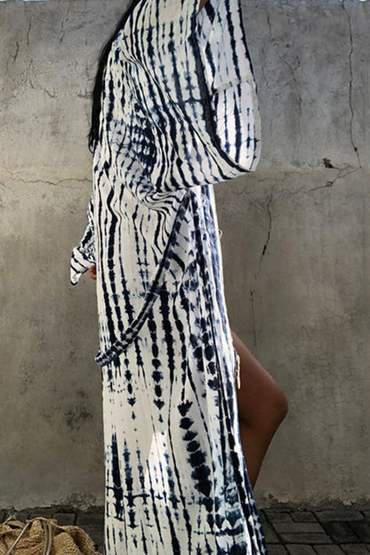 Traje de baño playero con estampado de frenillo para vacaciones (4 colores)