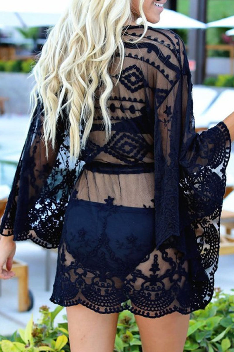 Trajes de baño transparentes de moda para vacaciones