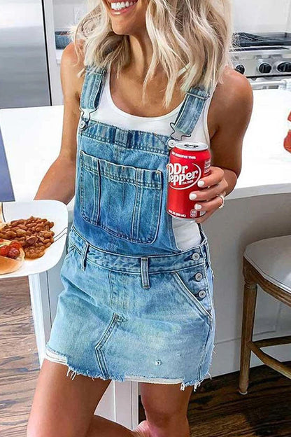 Vestidos de moda con tirantes finos y patchwork urbano (4 colores)