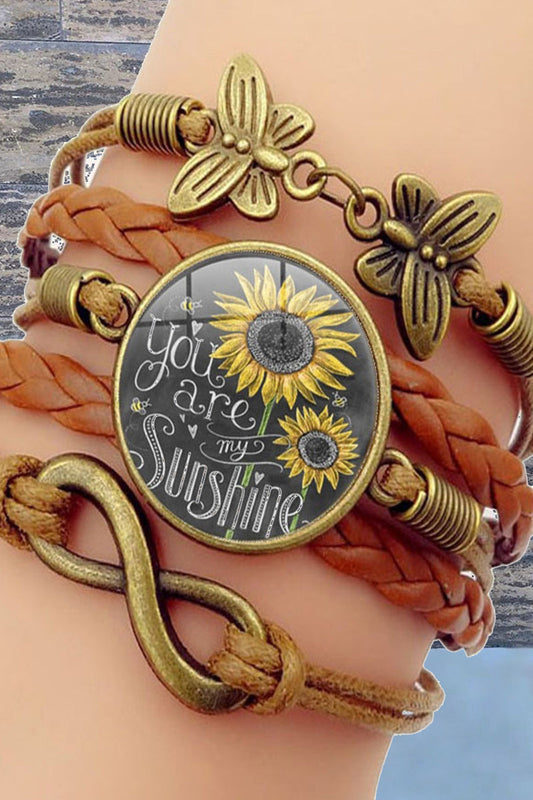 Pulseras de patchwork con letras de moda para uso diario