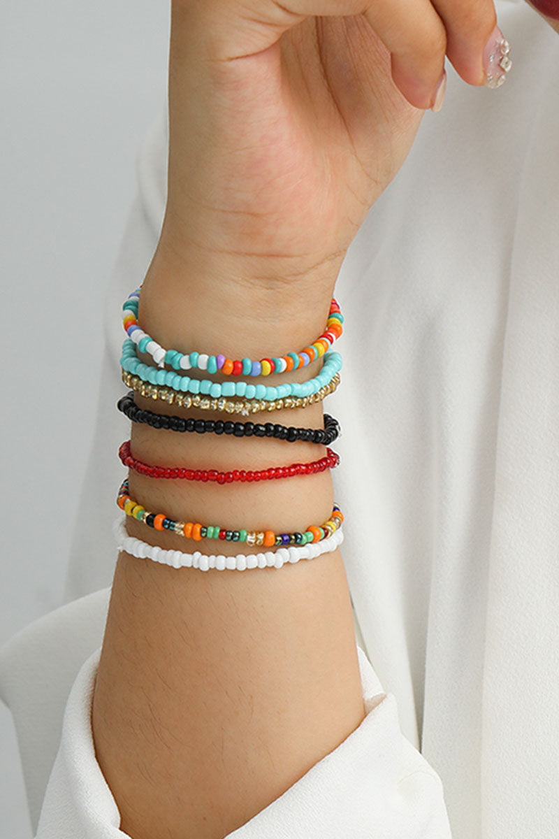 Pulseras de patchwork de moda y simplicidad