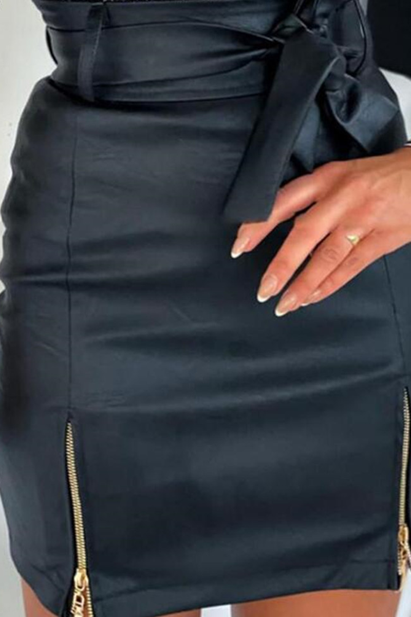 Pantalones de tubo sexys de cintura alta ajustados con vendaje liso de color liso (3 colores)