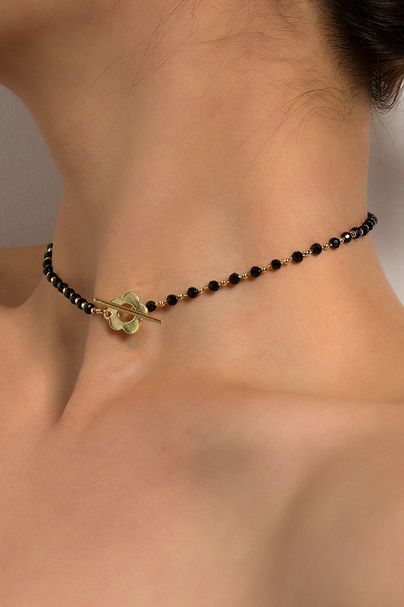 Collares de tubo de cuentas de patchwork sexys de moda