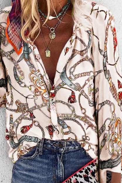 Tops de cuello vuelto con estampado de patchwork de moda (6 colores)