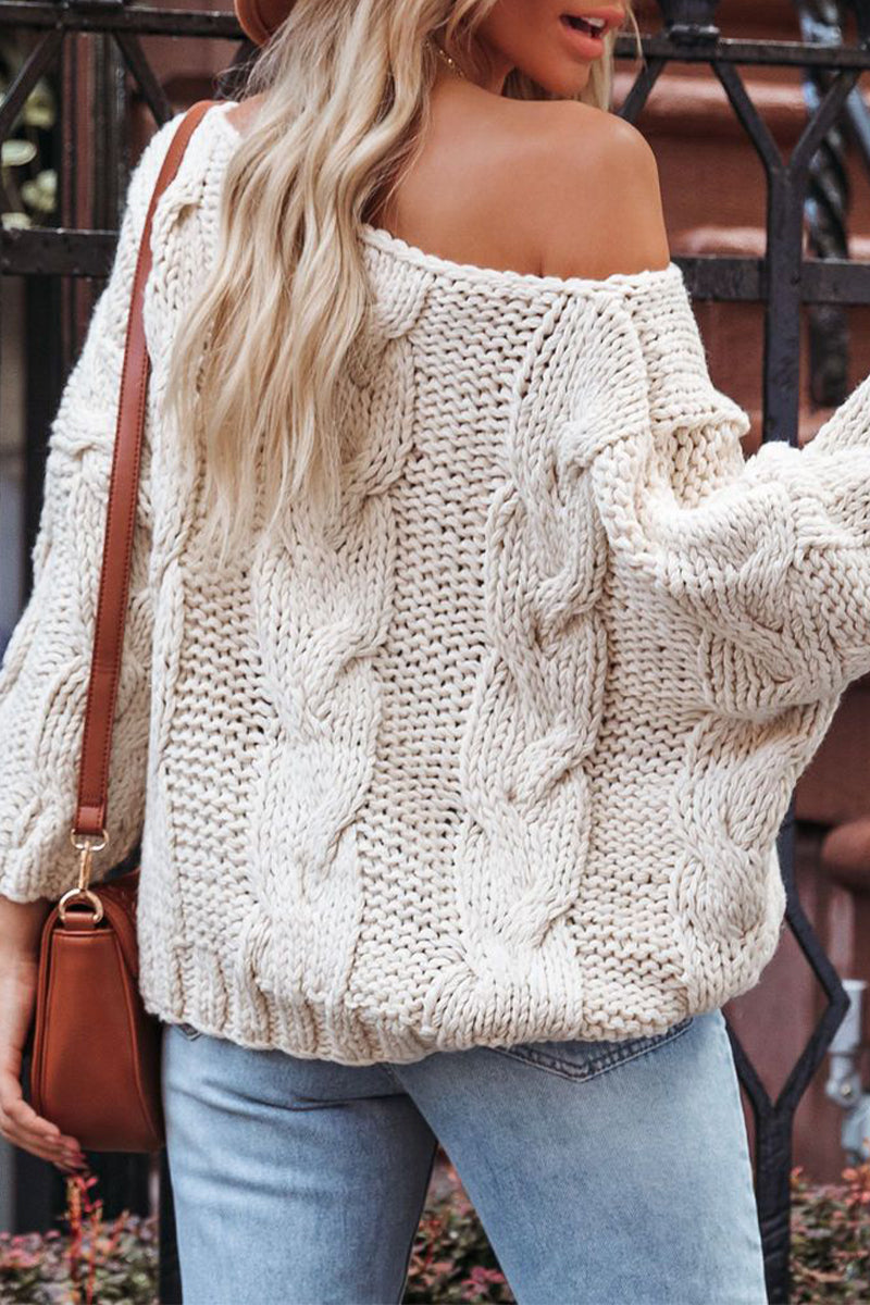 Tops de cuello redondo de color liso de calle