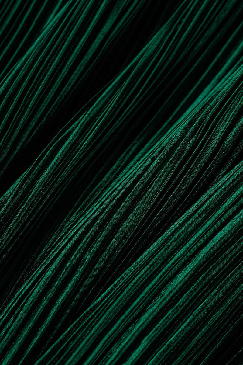 Vestidos casuales lisos de patchwork con pliegues y cuello redondo rectos