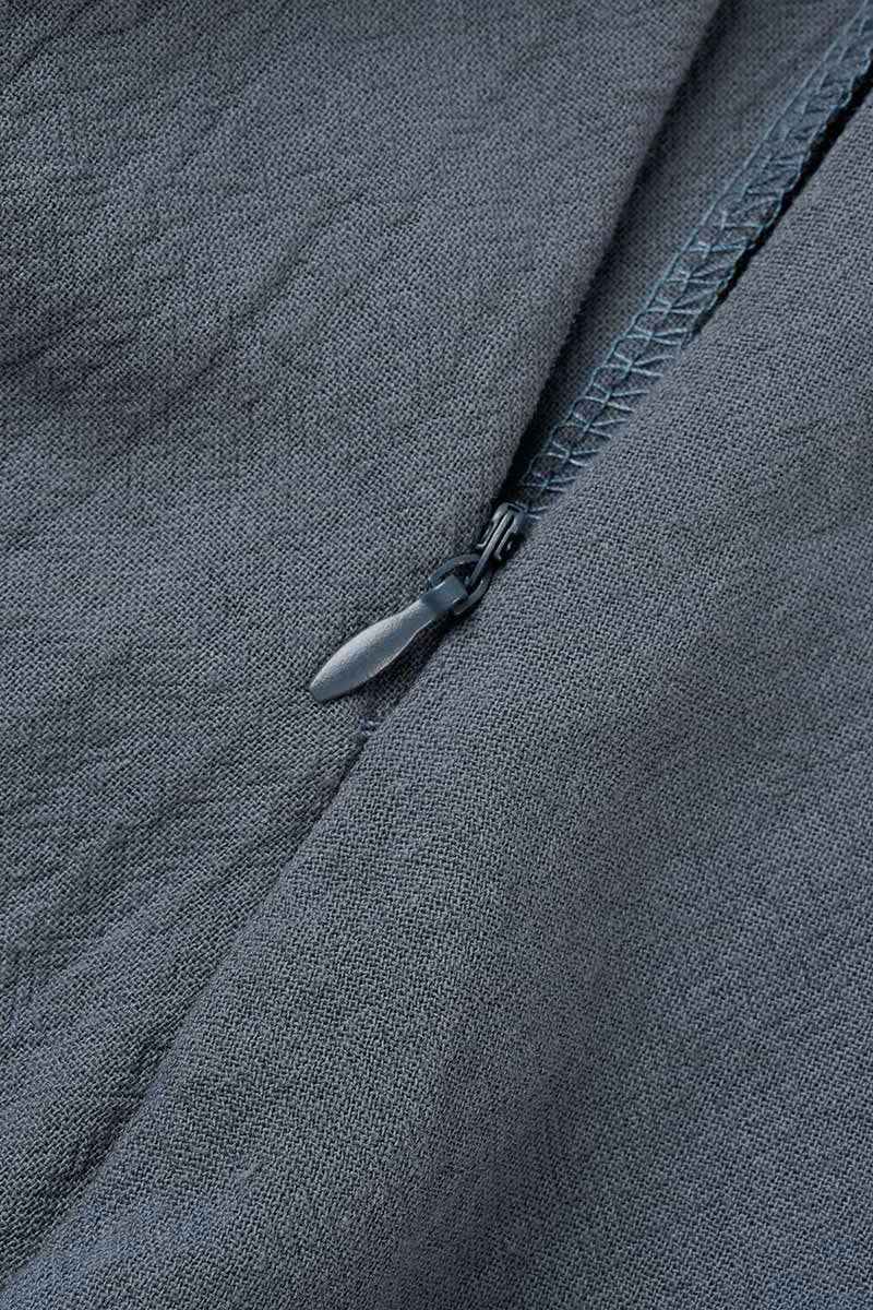 Monos casuales de cuello cuadrado con hebilla sólida (5 colores)