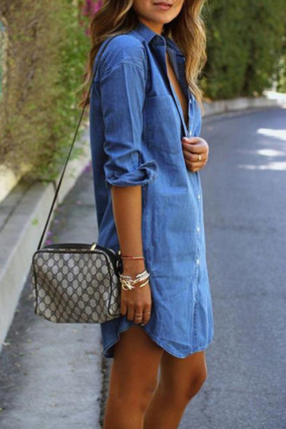 Tops con cuello vuelto y patchwork liso de Street Simplicity