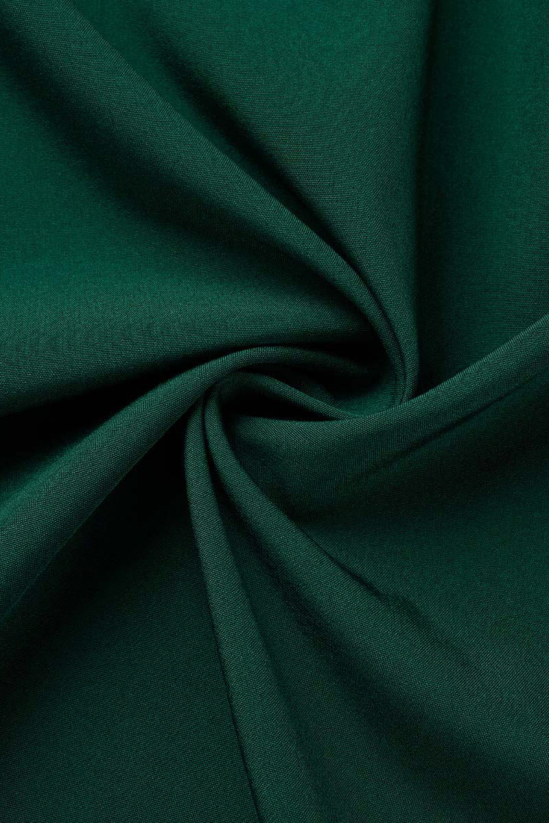 Elegante vestido liso de abertura alta con escote en V y sin mangas (3 colores)