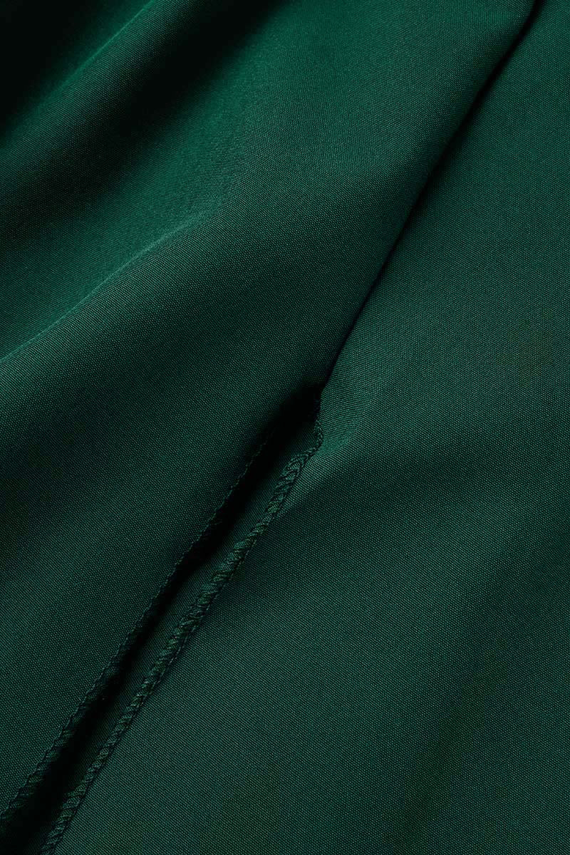 Elegante vestido liso de abertura alta con escote en V y sin mangas (3 colores)