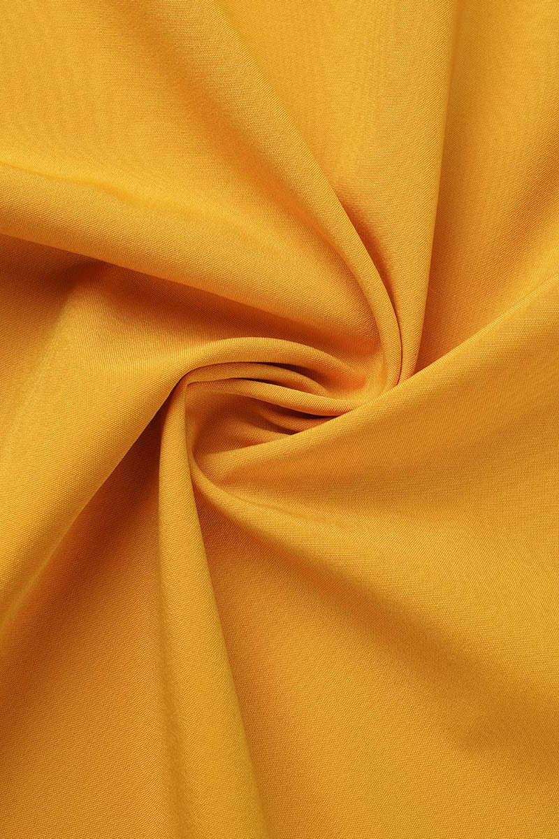 Elegante vestido liso de abertura alta con escote en V y sin mangas (3 colores)