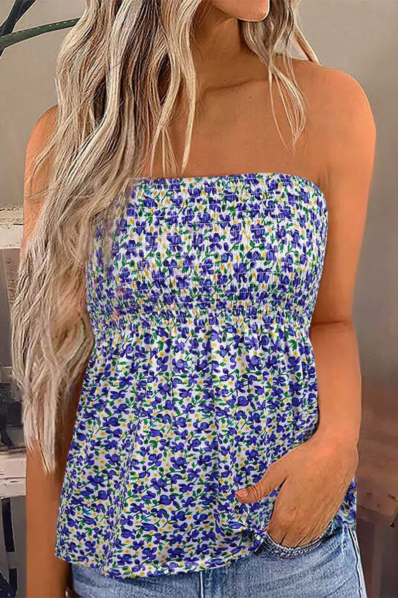 Camisetas sexys y elegantes con estampado de hombros descubiertos (4 colores)