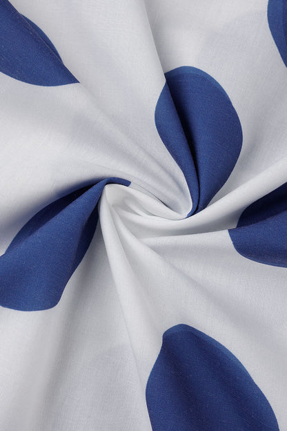 Vestido casual con estampado de patchwork de lunares (9 colores)