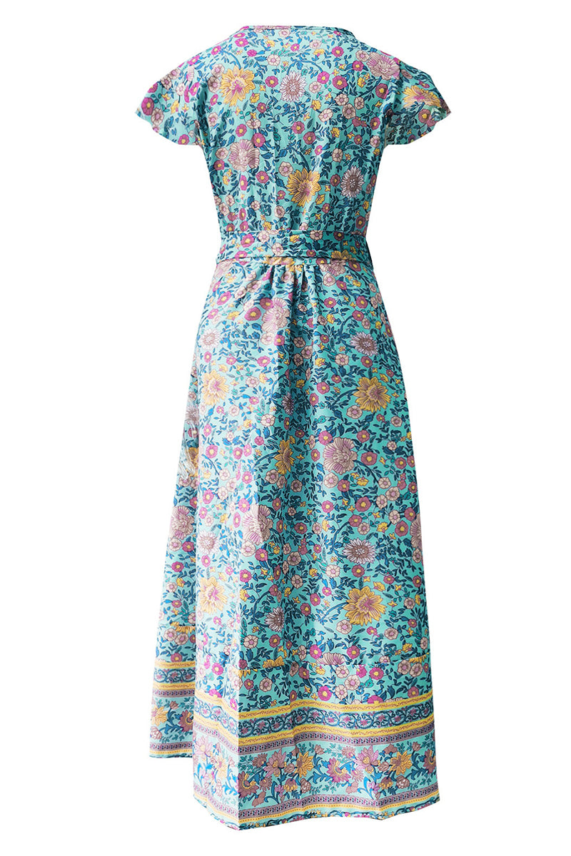 Vestidos sexys y elegantes con cuello en V y estampado en forma de A (10 colores)